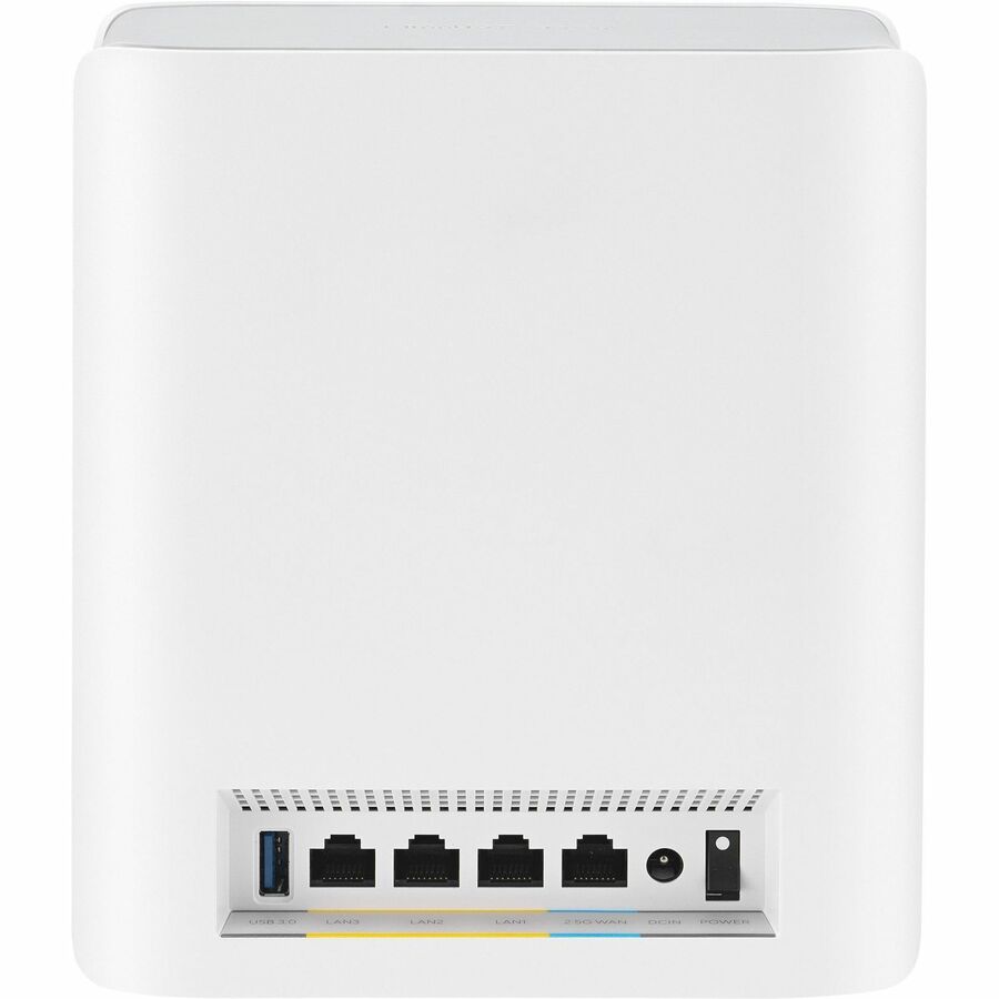 Rear Image for Asus ZenWiFi BT6 BT6(W-3-PK) Wi-Fi 7 IEEE 802.11 a/b/g/n/ac/ax/be Ethernet Wireless Router