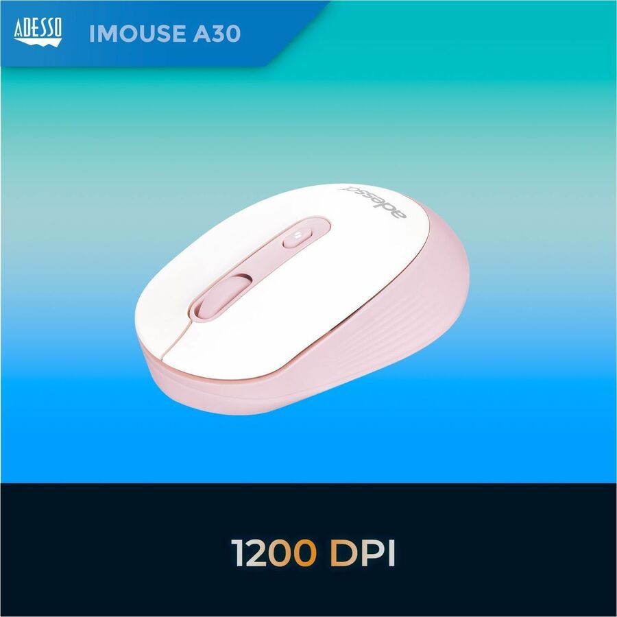 Alternate-Image8 Image for Adesso iMouse A30P Wireless Mouse with AI CoPilot Shortcut Button (Pink)