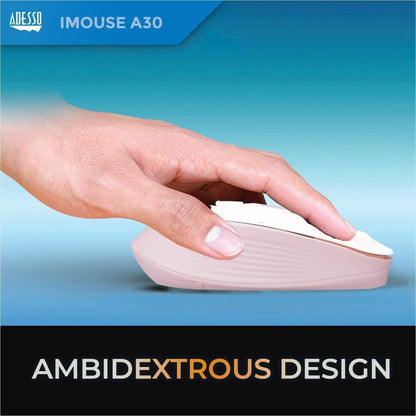 Alternate-Image6 Image for Adesso iMouse A30P Wireless Mouse with AI CoPilot Shortcut Button (Pink)