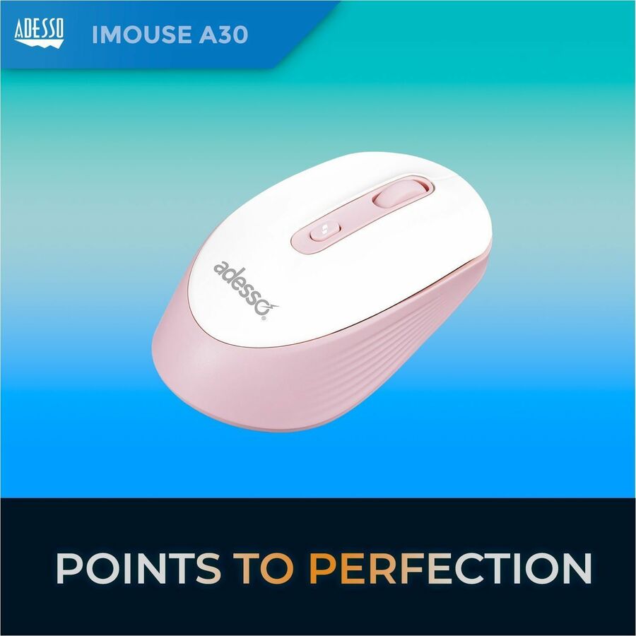 Alternate-Image7 Image for Adesso iMouse A30P Wireless Mouse with AI CoPilot Shortcut Button (Pink)