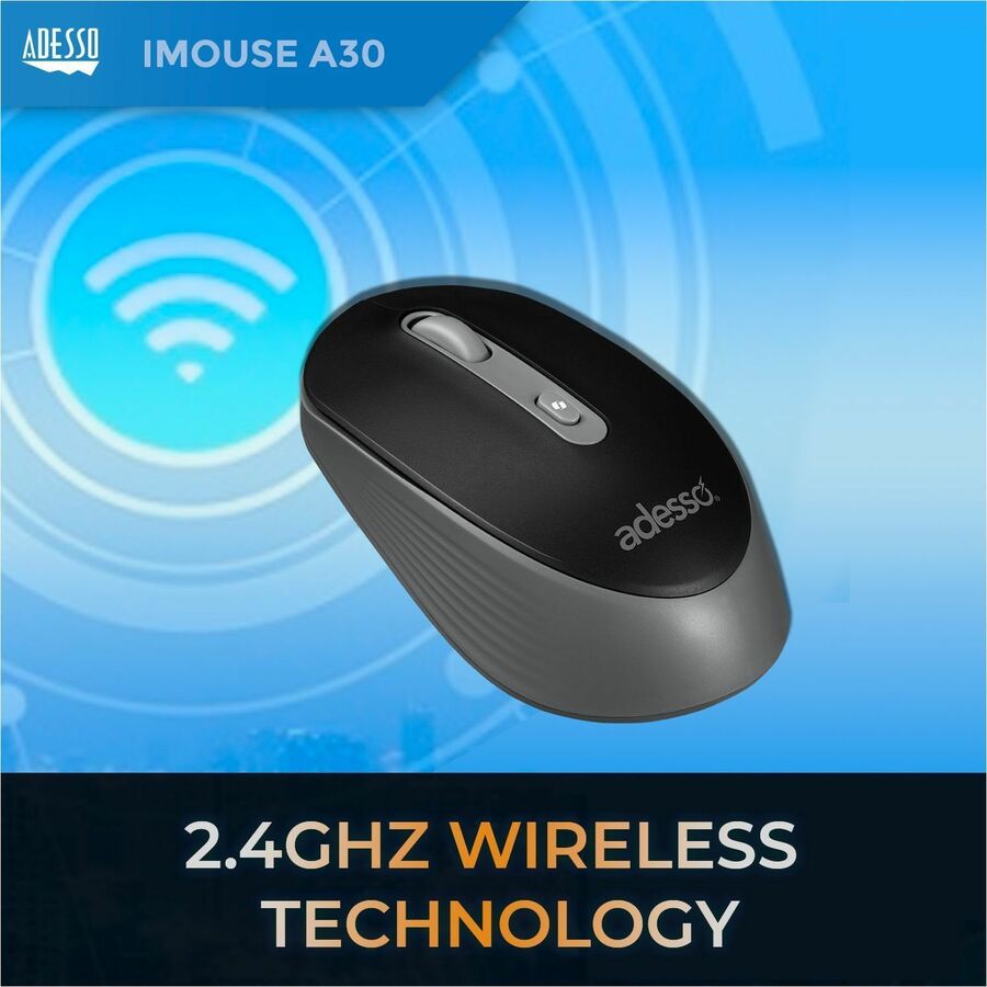 Alternate-Image9 Image for Adesso iMouse A30B Wireless Mouse with AI CoPilot Shortcut Button