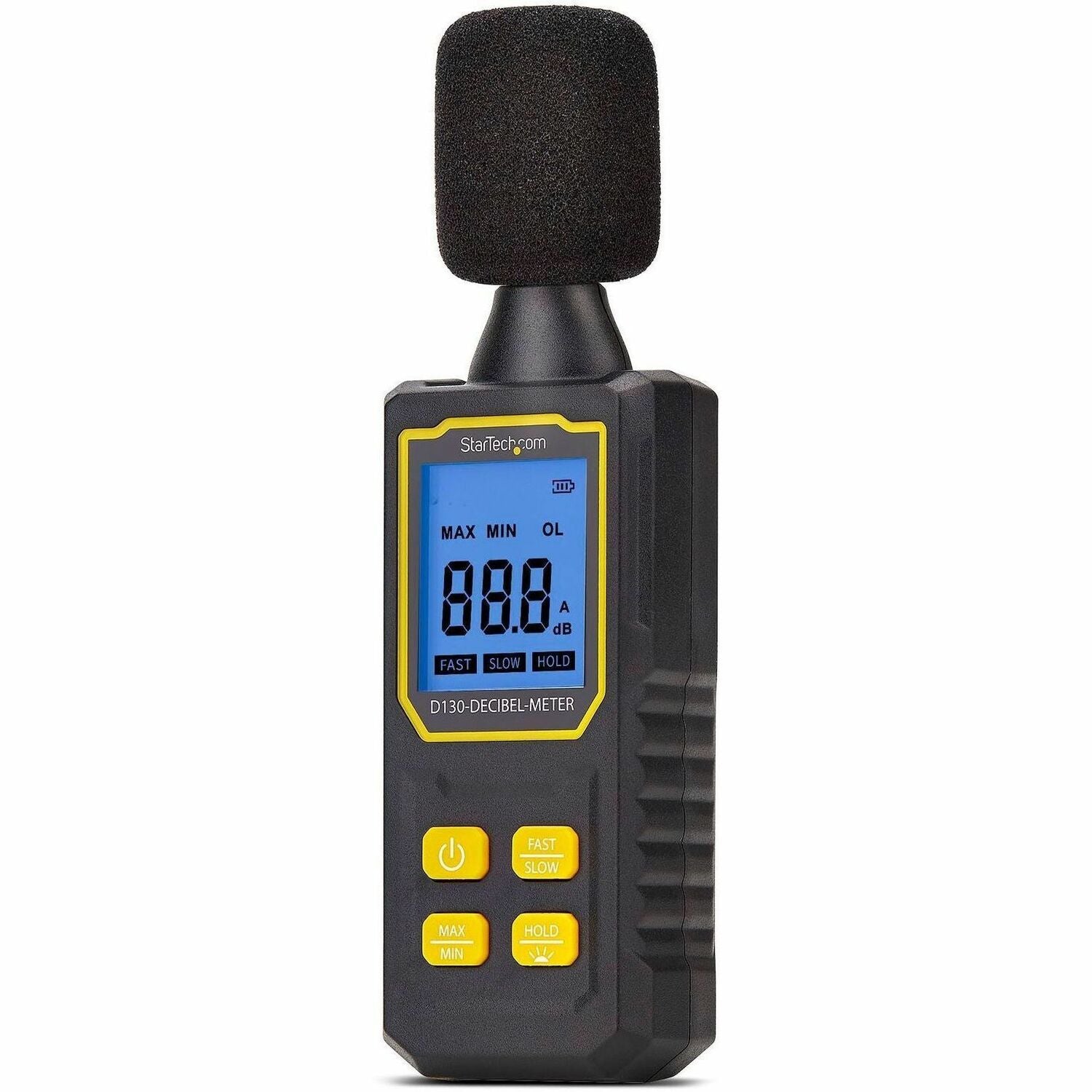 Main Image for StarTech.com Handheld Digital Sound Meter w/Large LCD, Noise/Decibel Level Reader for Server Rooms/Offices, Audio Monitor, 30-130dBA Range