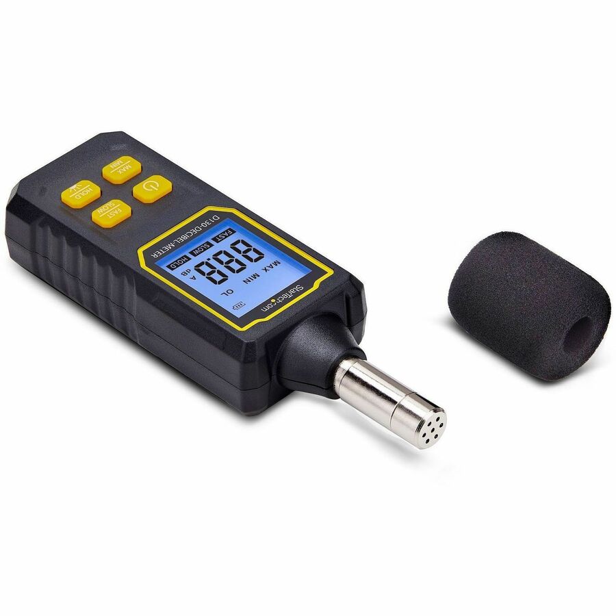 Alternate-Image5 Image for StarTech.com Handheld Digital Sound Meter w/Large LCD, Noise/Decibel Level Reader for Server Rooms/Offices, Audio Monitor, 30-130dBA Range