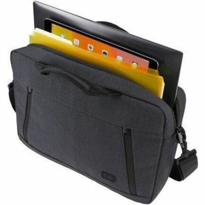 Alternate-Image1 Image for Case Logic Huxton HUXA-214 Carrying Case (Attach&eacute;) for 14" Notebook, Tablet - Black