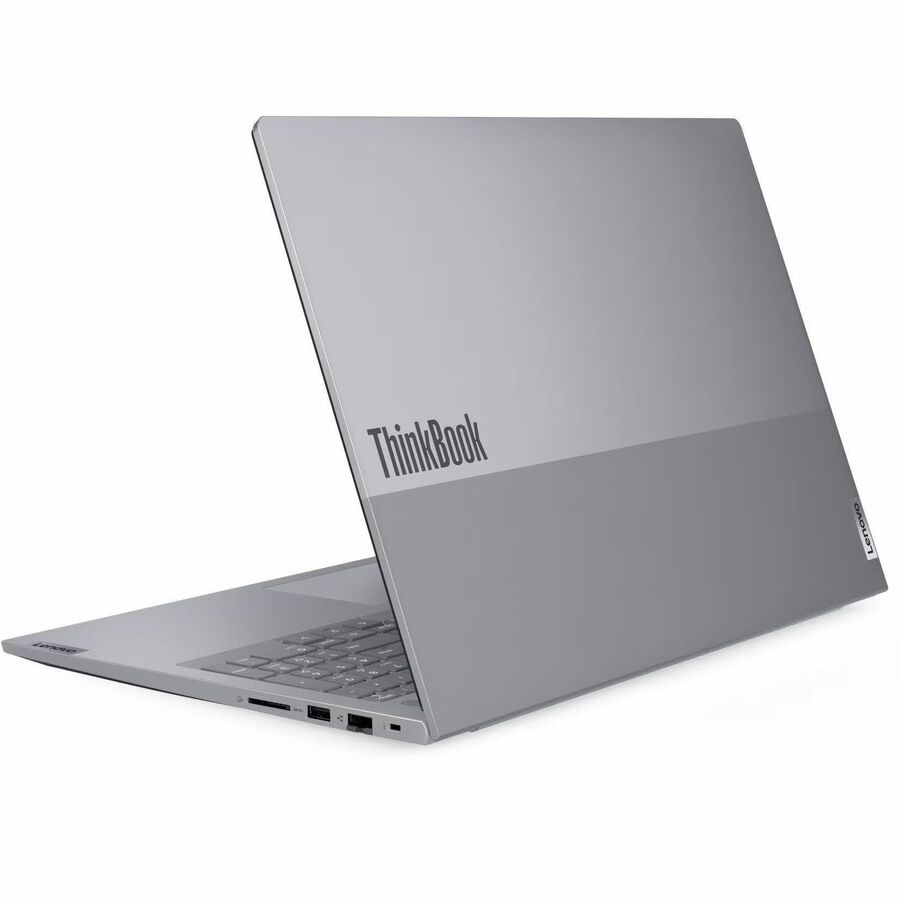 Rear Image for Lenovo ThinkBook 16 G8 IRL 21SH000GUS 16" Notebook - WUXGA - 60 Hz - Intel Core 5 210H - 16 GB - 512 GB SSD - English Keyboard - Arctic Gray
