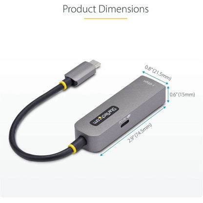 Alternate-Image4 Image for StarTech.com USB-C to Ethernet Adapter, 100W PD Pass-Through, NIC, USB 3.0 Type-C 1Gbps Multi Speed Network, USB 3.1 RJ45, Windows & Mac