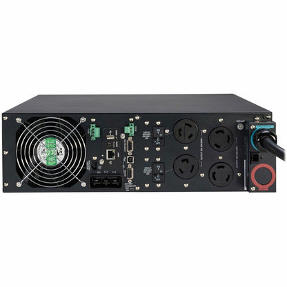 Rear Image for Eaton Tripp Lite Series SmartOnline 6000VA 5400W 208V Online Double-Conversion UPS - 2 L6-20R and 2 L6-30R Outlets, L6-30P Input, Network Card Included, Extended Run, 3U Rack/Tower, TAA