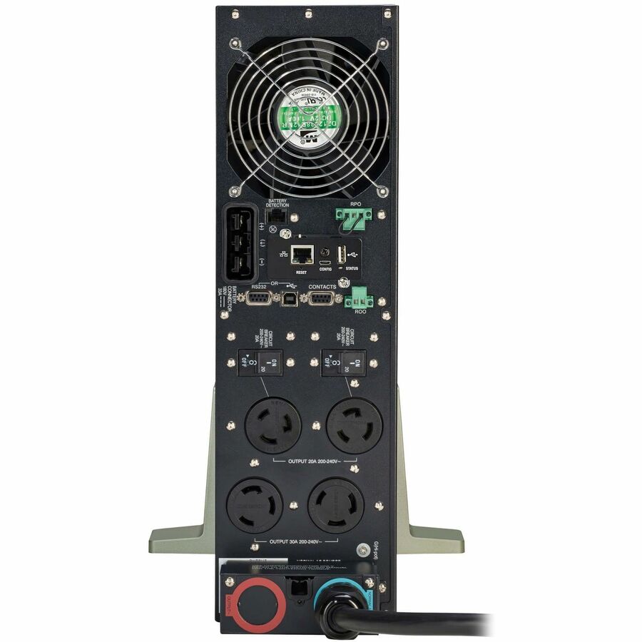 Alternate-Image2 Image for Eaton Tripp Lite Series SmartOnline 6000VA 5400W 208V Online Double-Conversion UPS - 2 L6-20R and 2 L6-30R Outlets, L6-30P Input, Network Card Included, Extended Run, 3U Rack/Tower, TAA