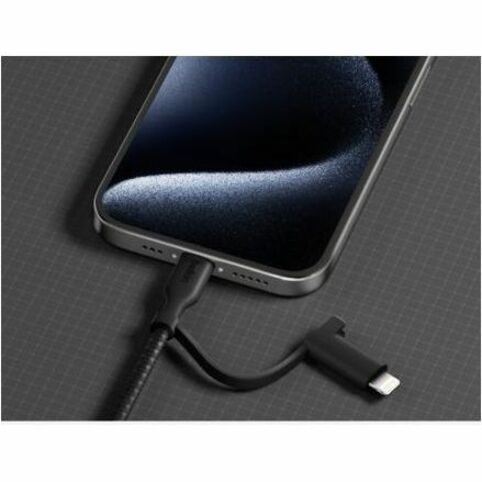 Alternate-Image7 Image for Belkin BoostCharge Pro 2-in-1 Cable with USB-C and Lightning Connector