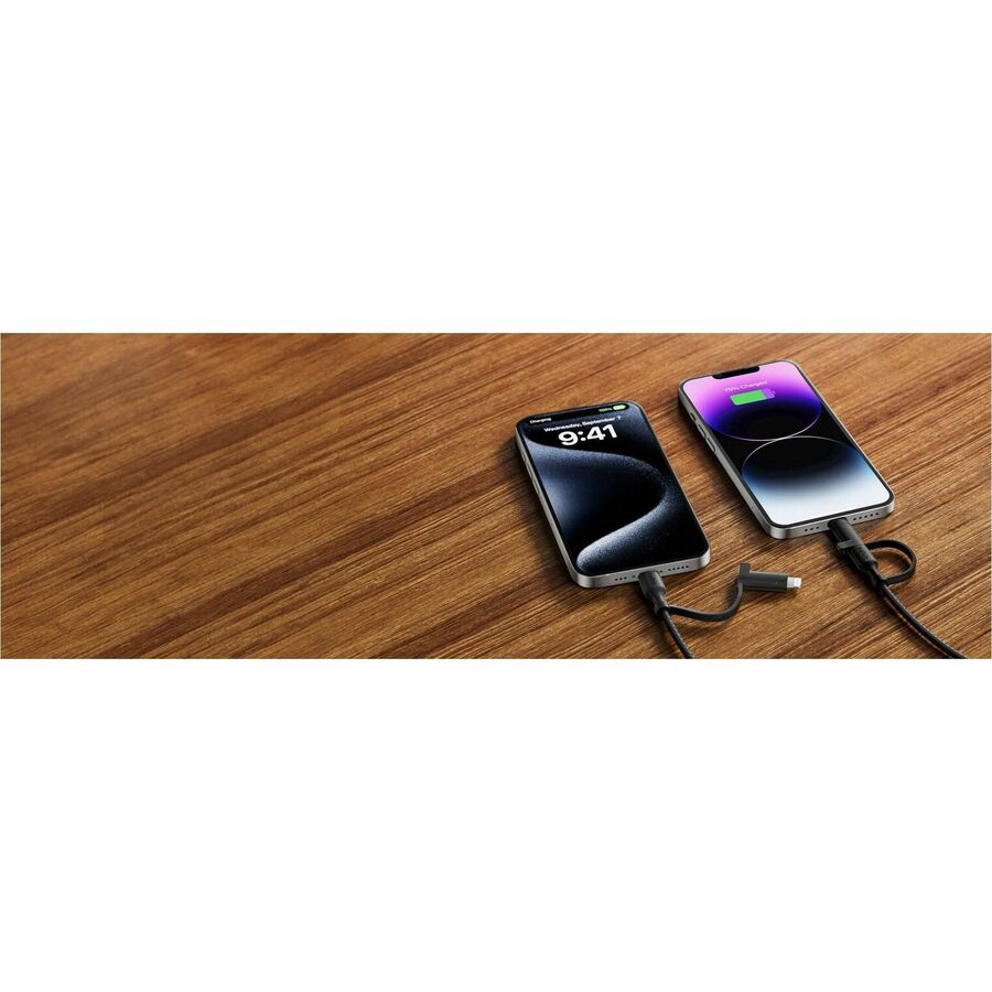 Alternate-Image6 Image for Belkin BoostCharge Pro 2-in-1 Cable with USB-C and Lightning Connector