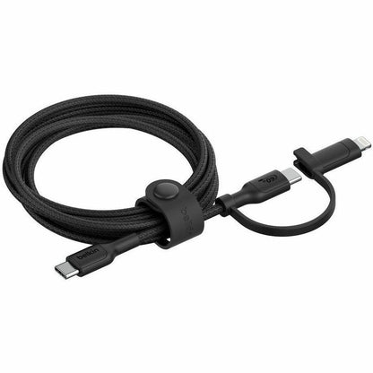 Main Image for Belkin BoostCharge Pro 2-in-1 Cable with USB-C and Lightning Connector