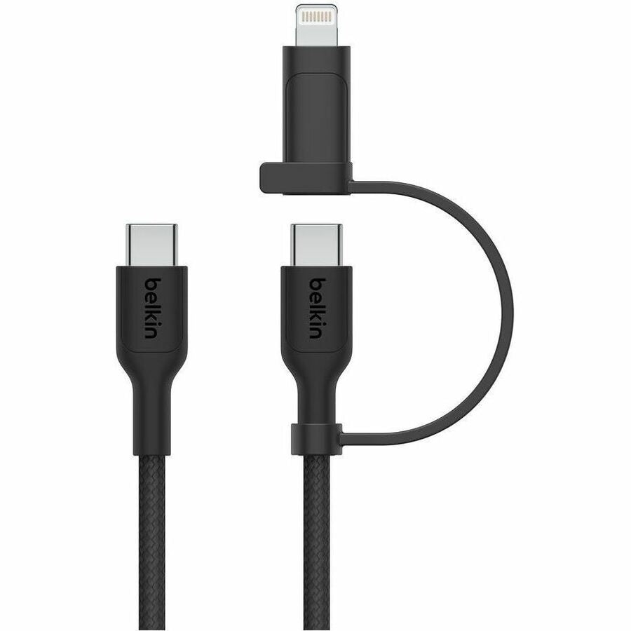 Alternate-Image4 Image for Belkin BoostCharge Pro 2-in-1 Cable with USB-C and Lightning Connector