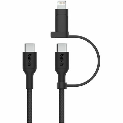 Alternate-Image4 Image for Belkin BoostCharge Pro 2-in-1 Cable with USB-C and Lightning Connector