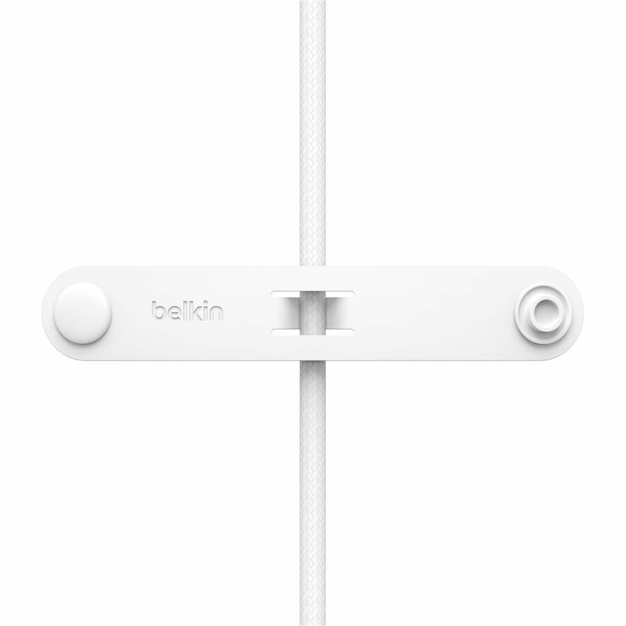 Alternate-Image3 Image for Belkin 60W 2-in-1 USB-C to USB-C and Lightning Cable - 480 Mbps - Braided - M/M - 5ft/1.5m - White
