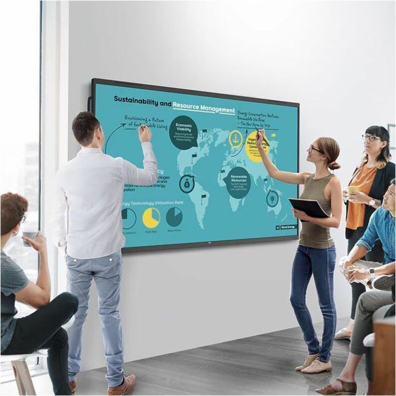Life-Style Image for LG 86'' CreateBoard Pro Smart Board with Google Mobile Services and Built-in AI