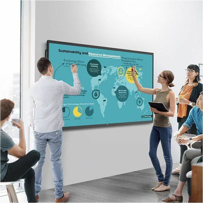 Life-Style Image for LG 86'' CreateBoard Pro Smart Board with Google Mobile Services and Built-in AI