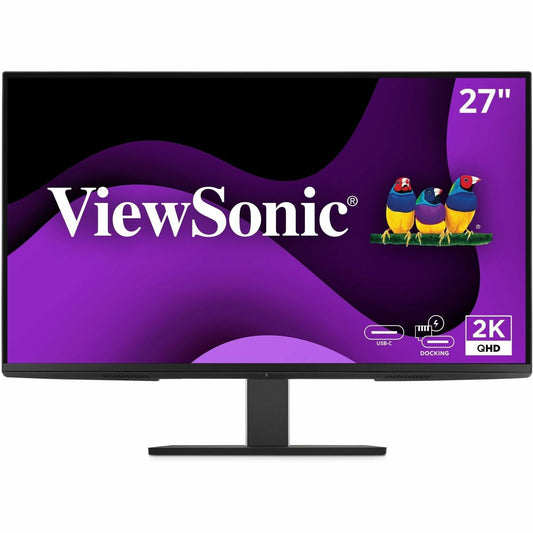 Main Image for ViewSonic VG2758-2K 27 Inch 1440p IPS Docking Monitor with Advanced Ergonomics, 100W USB C, 5-port USB Hub, HDMI, DisplayPort, and Daisy Chain for Home and Office