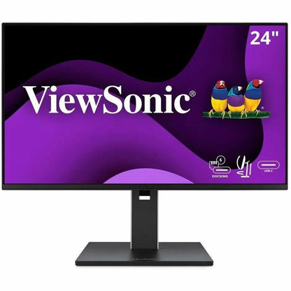 Main Image for ViewSonic VG2458 24 Inch 1080p IPS Docking Monitor with Advanced Ergonomics, 100W USB C, 5-port USB Hub, HDMI, DisplayPort, and Daisy Chain for Home and Office