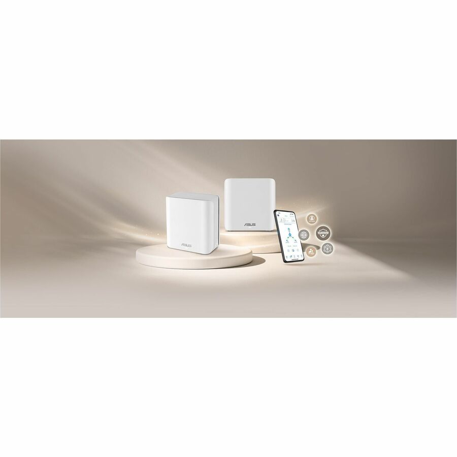 Alternate-Image1 Image for Asus ZenWiFi BD4 BD4(W-3-PK) Wi-Fi 7 IEEE 802.11 a/b/g/n/ac/ax/be Ethernet Wireless Router