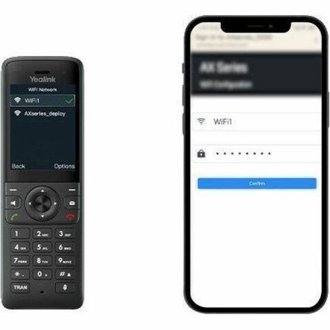 Alternate-Image10 Image for Yealink AX83H IP Phone - Cordless - Wi-Fi, Bluetooth - 5 Multiple Conferencing - Wall Mountable, Stand Mountable