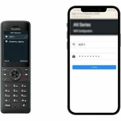 Alternate-Image10 Image for Yealink AX83H IP Phone - Cordless - Wi-Fi, Bluetooth - 5 Multiple Conferencing - Wall Mountable, Stand Mountable