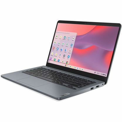 Alternate-Image1 Image for Lenovo 14e Chromebook Gen 3 82W6003CUS 14" Touchscreen Chromebook - Full HD - Intel N-Series N100 - 8 GB - 64 GB Flash Memory - English Keyboard - Storm Gray