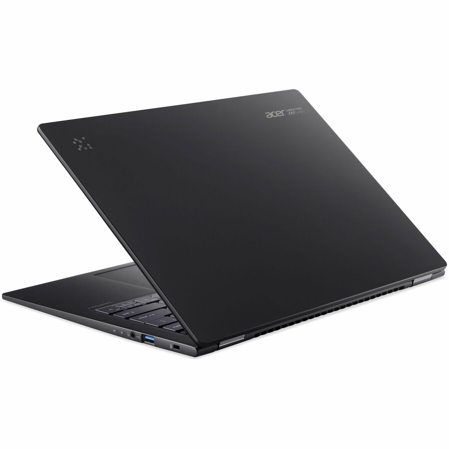 Rear Image for Acer TravelMate P6 14 AI P614-54T TMP614-54T-79DF 14" Touchscreen Copilot+ PC Notebook - WUXGA - 60 Hz - Intel Core Ultra 7 258V - 32 GB - 1 TB SSD - English Keyboard - Black