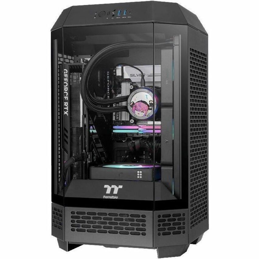 Left Image for Thermaltake The Tower 250 Mini Tower Chassis