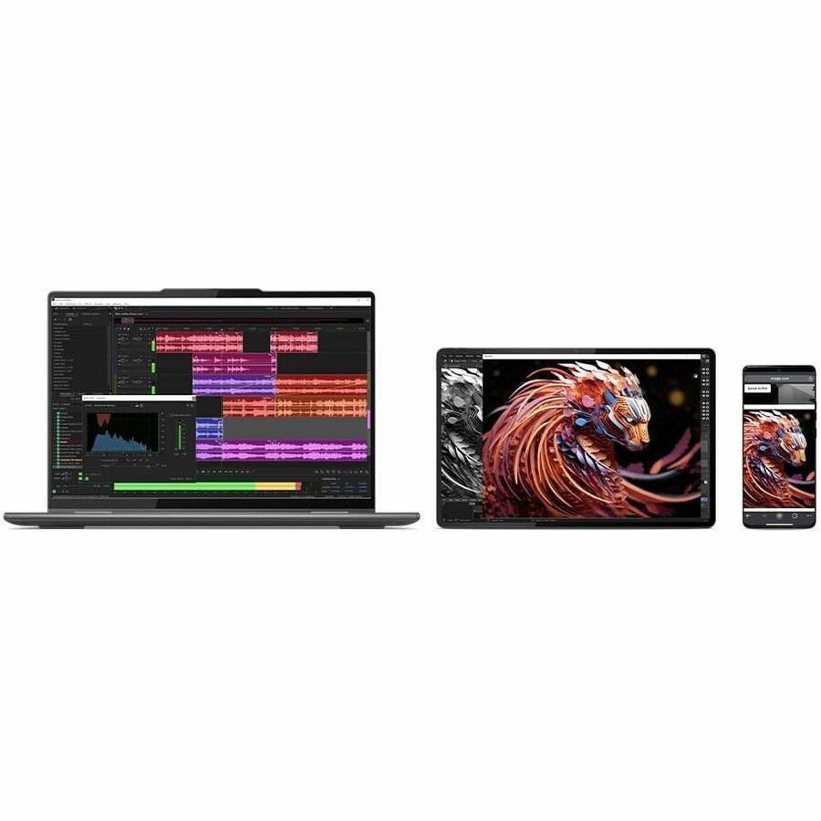 Alternate-Image6 Image for Lenovo Idea Tab Pro TB373FU Tablet - 12.7" 3K - MediaTek Dimensity 8300 Octa-core - 8 GB - 128 GB Storage - Android 14 - Luna Gray - 1