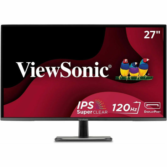 Main Image for ViewSonic VA2756A-MHD 27 Inch IPS 1080p Monitor with 120Hz, Eye Care, HDMI, DisplayPort, and VGA Inputs for Home and Office