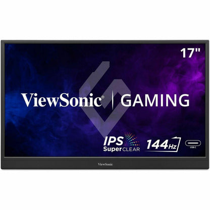 Main Image for ViewSonic VX1754 17 Inch 1080p IPS Portable Gaming Monitor with 144Hz, AMD FreeSync, 2 Way Powered 60W USB C, Mini HDMI, and Built-in Stand with Protective Cover