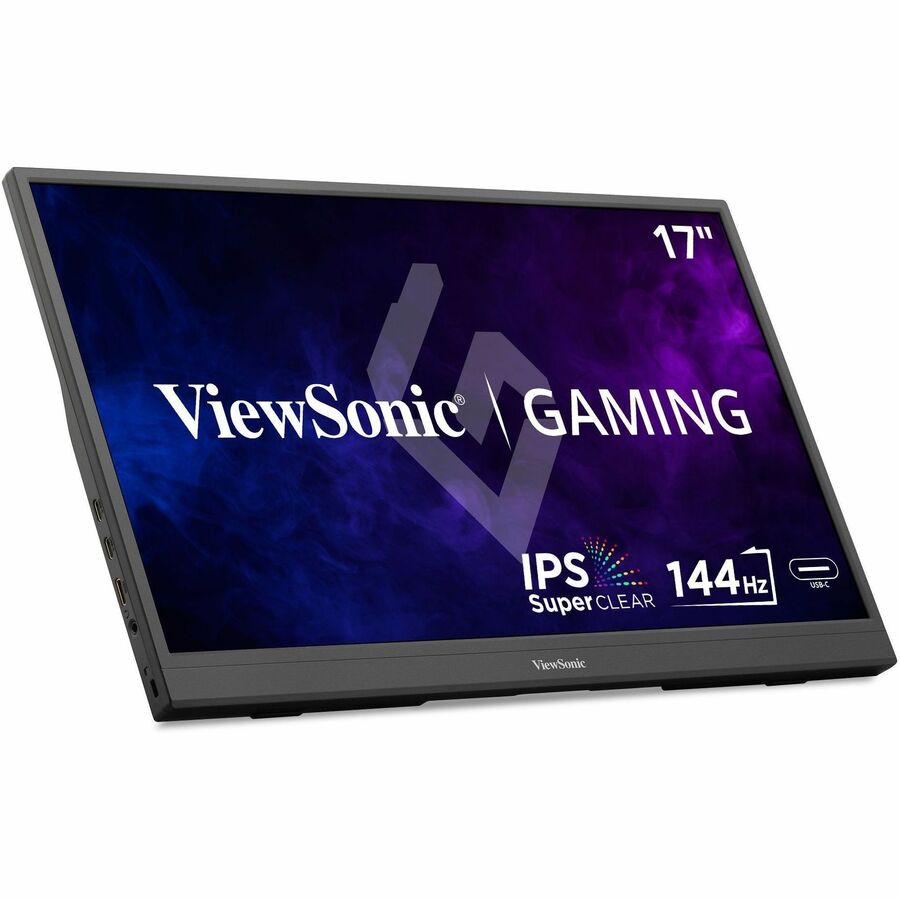 Right Image for ViewSonic VX1754 17 Inch 1080p IPS Portable Gaming Monitor with 144Hz, AMD FreeSync, 2 Way Powered 60W USB C, Mini HDMI, and Built-in Stand with Protective Cover