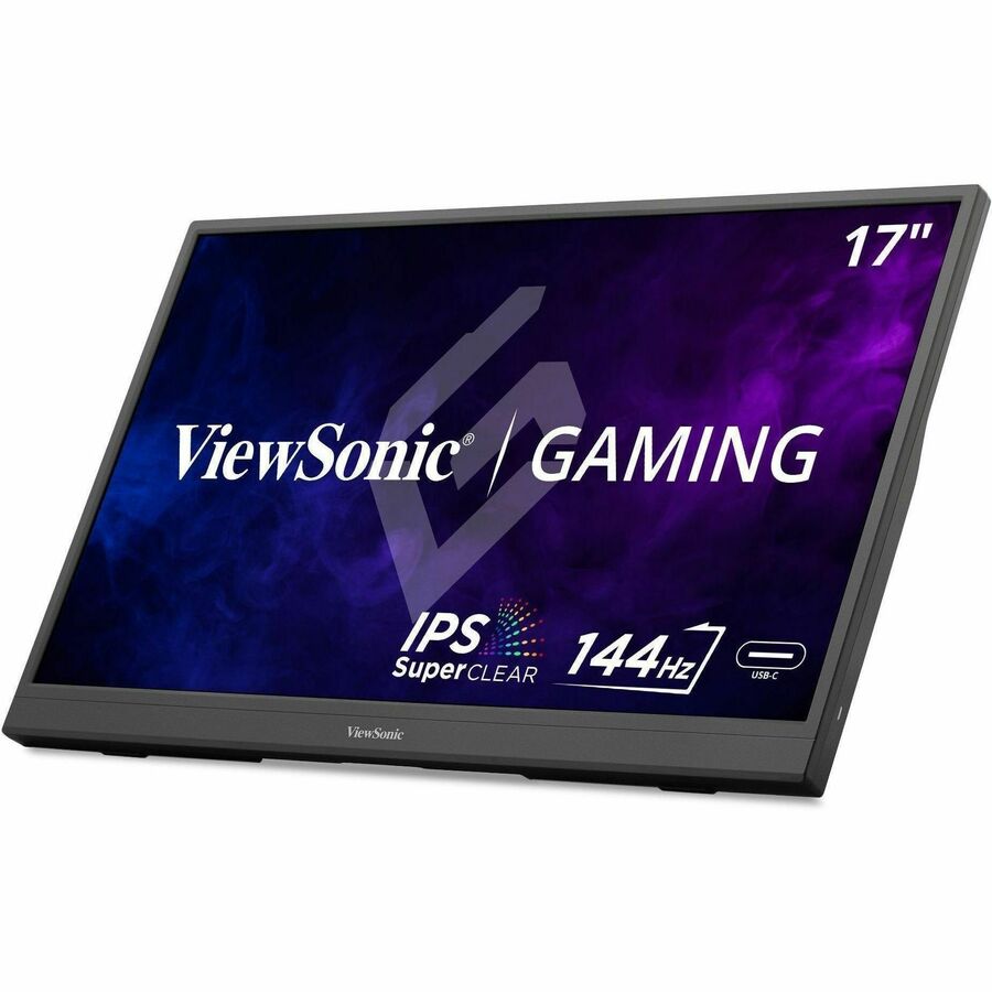 Alternate-Image4 Image for ViewSonic VX1754 17 Inch 1080p IPS Portable Gaming Monitor with 144Hz, AMD FreeSync, 2 Way Powered 60W USB C, Mini HDMI, and Built-in Stand with Protective Cover