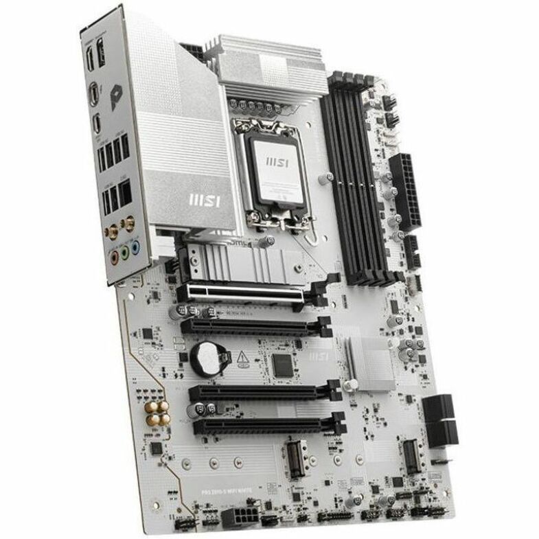 Alternate-Image2 Image for MSI Z890-S WIFI WHITE Gaming Desktop Motherboard - Intel Z890 Chipset - Socket LGA-1851 - ATX