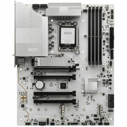 Main Image for MSI Z890-S WIFI WHITE Gaming Desktop Motherboard - Intel Z890 Chipset - Socket LGA-1851 - ATX