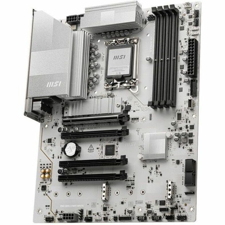 Alternate-Image1 Image for MSI Z890-S WIFI WHITE Gaming Desktop Motherboard - Intel Z890 Chipset - Socket LGA-1851 - ATX
