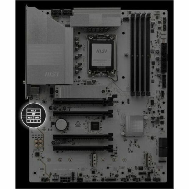 Alternate-Image10 Image for MSI Z890-S WIFI WHITE Gaming Desktop Motherboard - Intel Z890 Chipset - Socket LGA-1851 - ATX