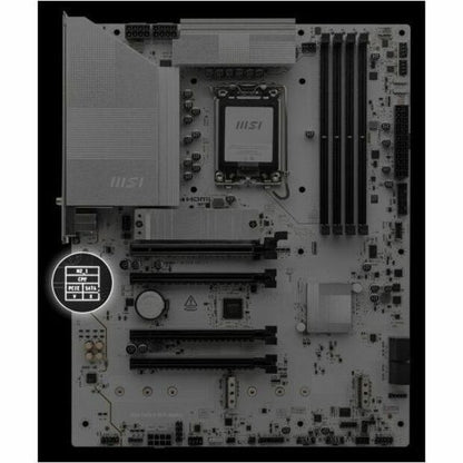 Alternate-Image10 Image for MSI Z890-S WIFI WHITE Gaming Desktop Motherboard - Intel Z890 Chipset - Socket LGA-1851 - ATX