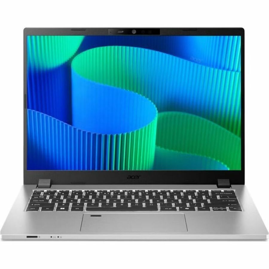 Alternate-Image1 Image for Acer TravelMate P2 14 P214-56 TMP214-56-54NF 14" Notebook - WUXGA - 60 Hz - Intel Core 5 120U - 16 GB - 512 GB SSD - English Keyboard - Silver