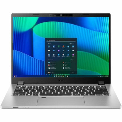 Front Image for Acer TravelMate P2 14 P214-56 TMP214-56-54NF 14" Notebook - WUXGA - 60 Hz - Intel Core 5 120U - 16 GB - 512 GB SSD - English Keyboard - Silver