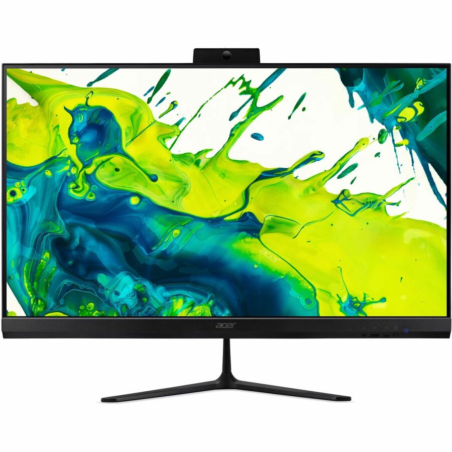 Front Image for Acer Aspire C27-2G-UR15 All-in-One Computer - AMD Ryzen 5 7430U - 16 GB - 27" - Desktop