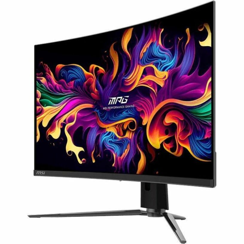 Alternate-Image2 Image for MSI MPG 321CURX QD-OLED 32" Class 4K UHD Curved Screen Gaming OLED Monitor - 16:9 - Metallic Black