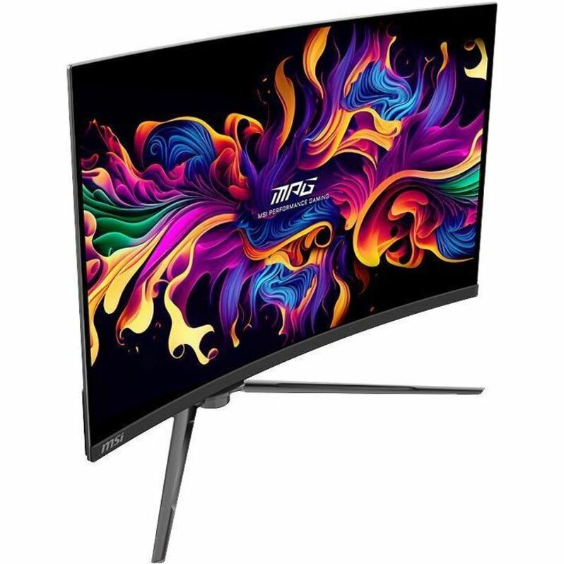 Alternate-Image1 Image for MSI MPG 321CURX QD-OLED 32" Class 4K UHD Curved Screen Gaming OLED Monitor - 16:9 - Metallic Black