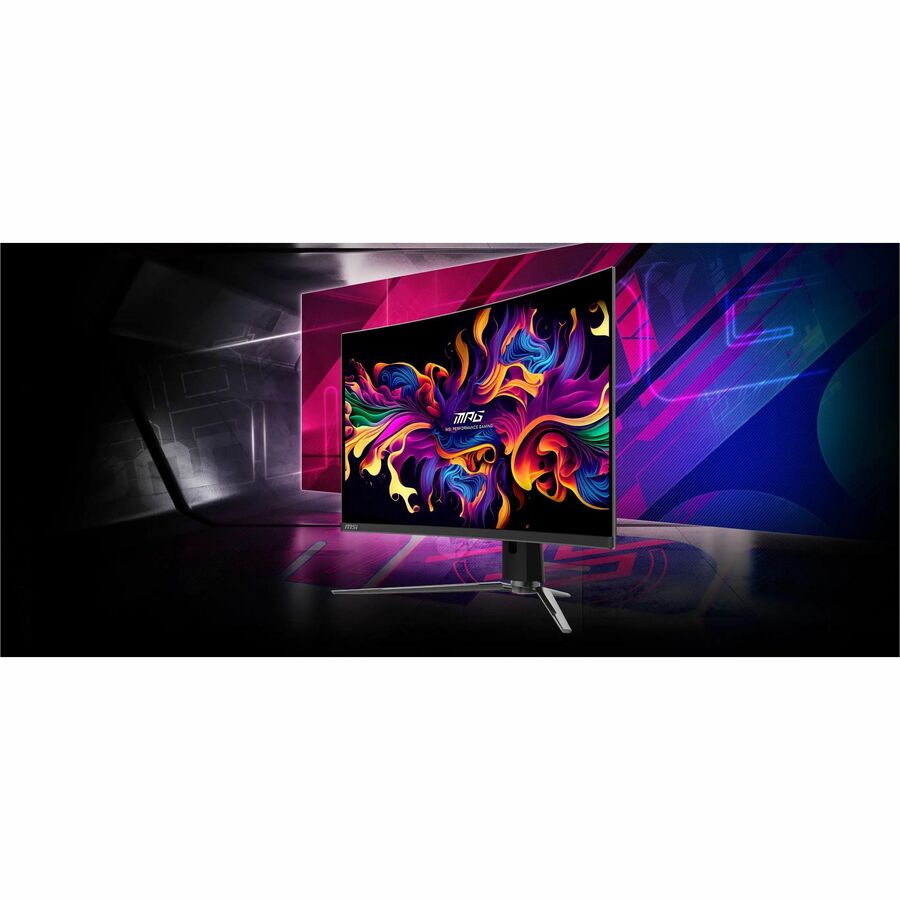 Alternate-Image7 Image for MSI MPG 321CURX QD-OLED 32" Class 4K UHD Curved Screen Gaming OLED Monitor - 16:9 - Metallic Black