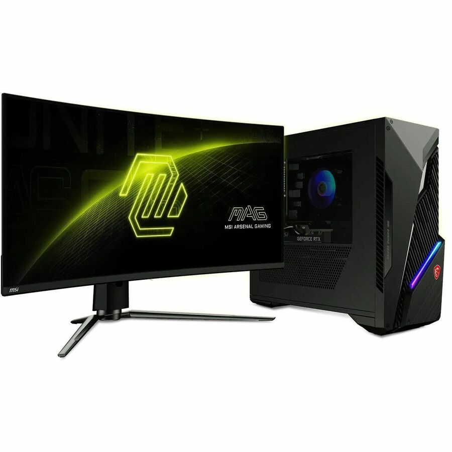 Alternate-Image3 Image for MSI MAG 321CUP QD-OLED 32" Class 4K UHD Curved Screen Rugged Gaming OLED Monitor - 16:9 - Black