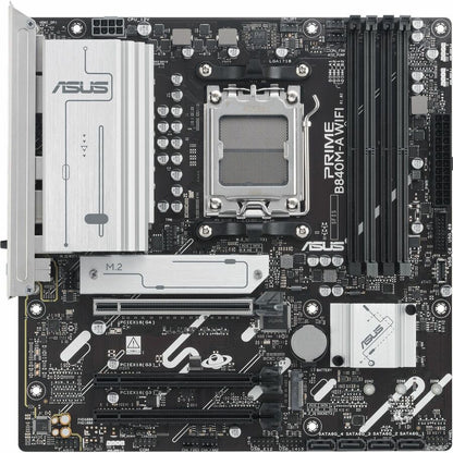 Alternate-Image1 Image for Asus Prime B840M-A WIFI-CSM Gaming Desktop Motherboard - AMD B840 Chipset - Socket AM5 - Micro ATX