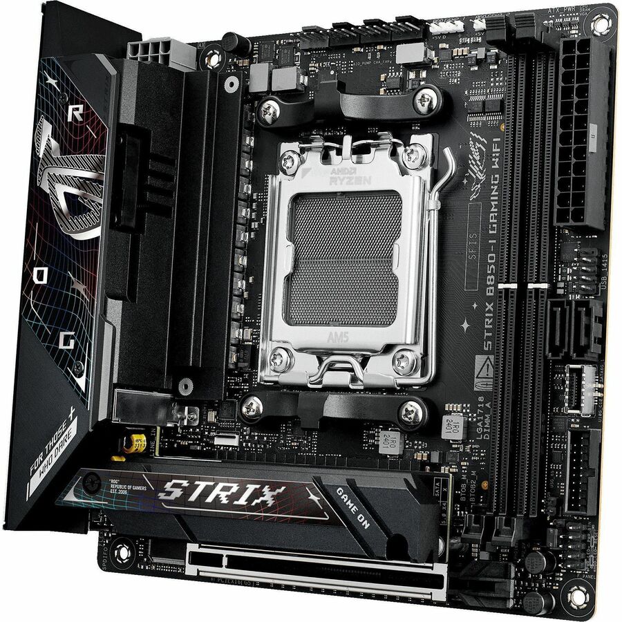 Alternate-Image2 Image for Asus ROG Strix B850-I GAMING WIFI Gaming Desktop Motherboard - AMD B850 Chipset - Socket AM5 - Mini ITX