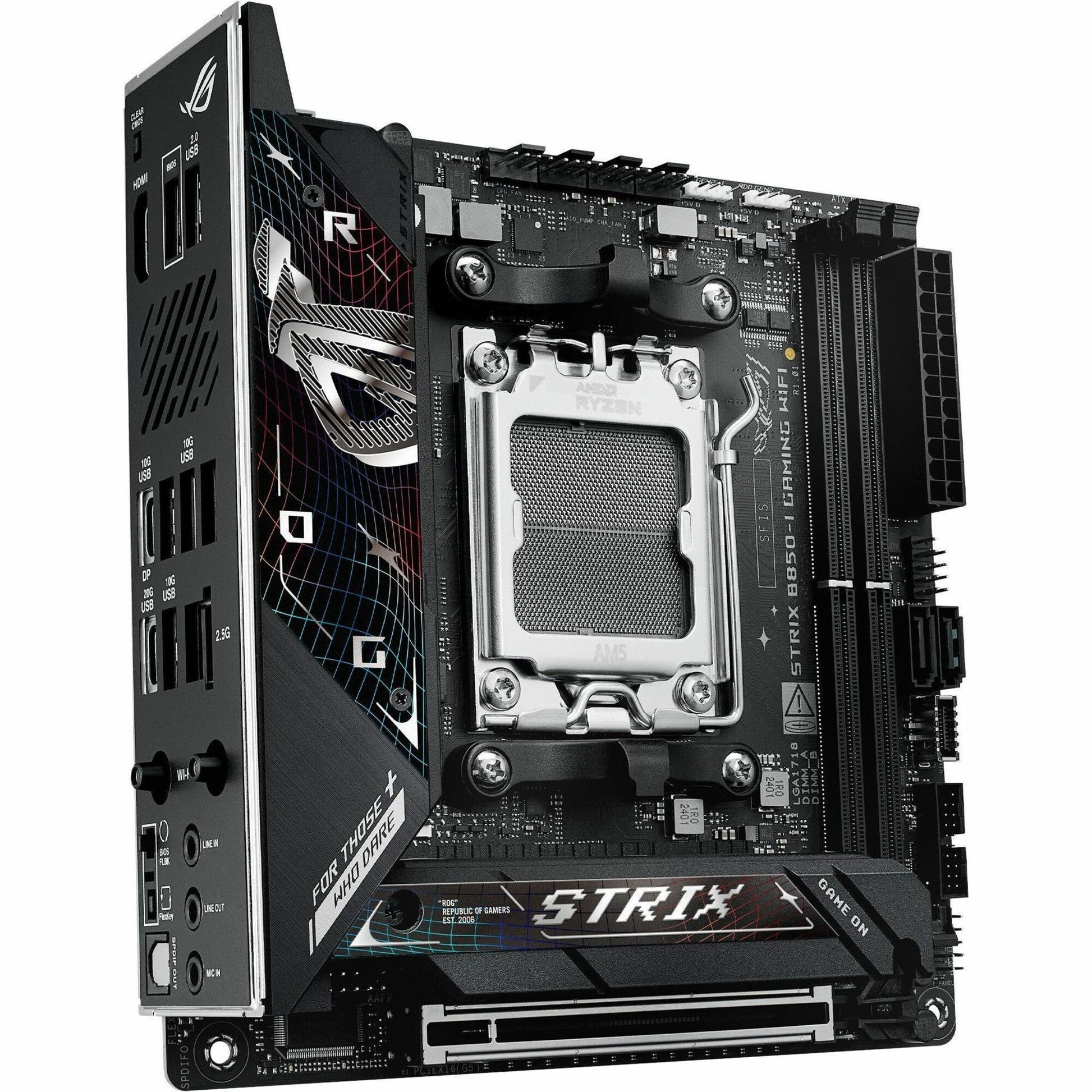 Main Image for Asus ROG Strix B850-I GAMING WIFI Gaming Desktop Motherboard - AMD B850 Chipset - Socket AM5 - Mini ITX