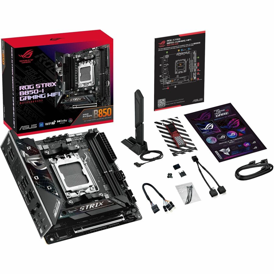 Alternate-Image9 Image for Asus ROG Strix B850-I GAMING WIFI Gaming Desktop Motherboard - AMD B850 Chipset - Socket AM5 - Mini ITX