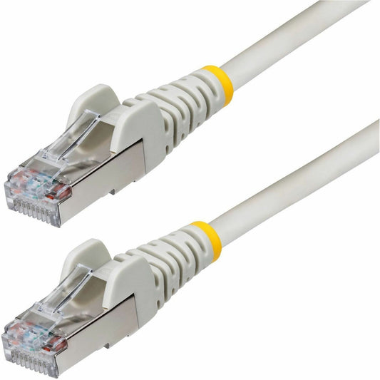 Main Image for StarTech 50ft Gray CAT6a Ethernet Cable, Snagless RJ45, 10G, 100W PoE, S/FTP, LSZH, 27AWG Pure Copper, 500MHz, Shielded Network Cord